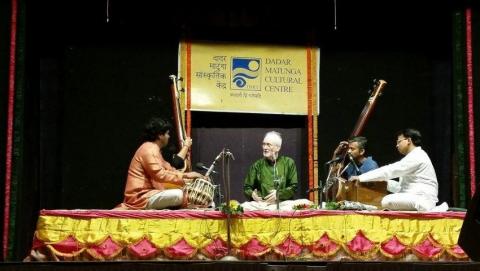Pt Arun Kashalkar performing at DMCC